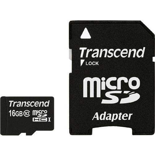 トランセンド TS16GUSDHC10 [16GB microSDHCカード Class10]