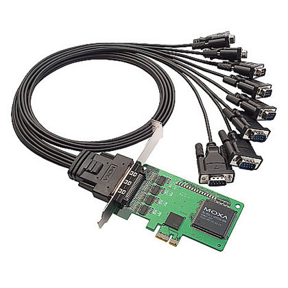 e-TREND｜MOXA CP-168EL-A [8ポート RS-232C PCIeボード、LP]
