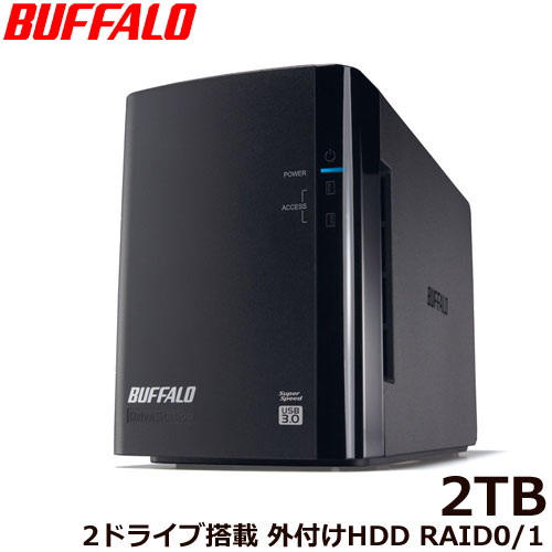 HD-WL2TU3/R1J [ミラーリング機能 USB3.0用 外付HDD 2ドライブ 2TB]