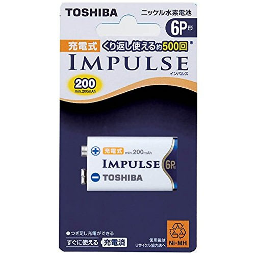 東芝 6TNH22A [充電式ニッケル水素電池インパルス【IMPULSE】（6P形）min.200mAh]