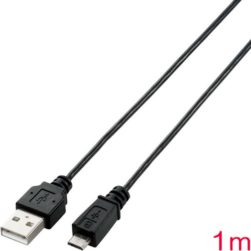 エレコム MPA-AMBXLP10BK [極細Micro-USB(A-MicroB)ケーブル/1m/ブラック]