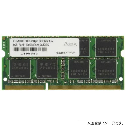 アドテック ADM12800N ADM12800N-8G [forMac DDR3-1600 204pin SO-DIMM 8GB]
