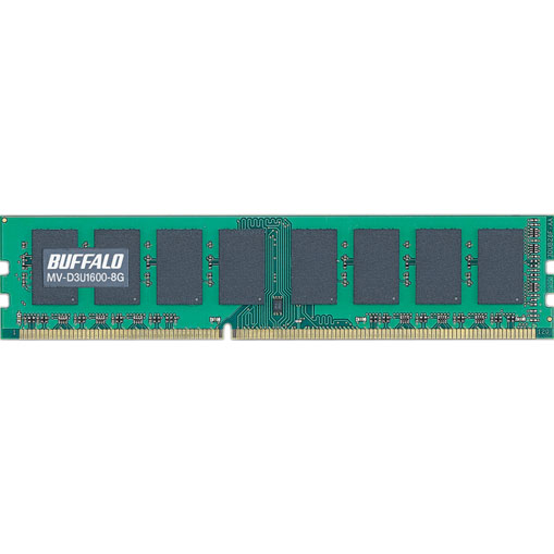 バッファロー MV-D3U1600-8G [D3U1600相当 法人向白箱6年保証 DIMM 8GB]