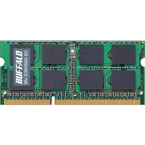 バッファロー MV-D3N1600-8G [D3N1600相当 法人向白箱6年保証 SODIMM 8GB]