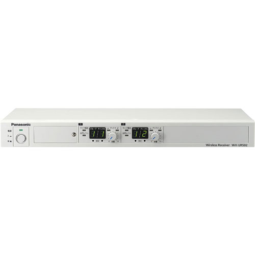 パナソニック WX-UR502 [800MHz帯PLLノイズリダクション方式ダイバシティワイヤレス受信機 2波受信用]