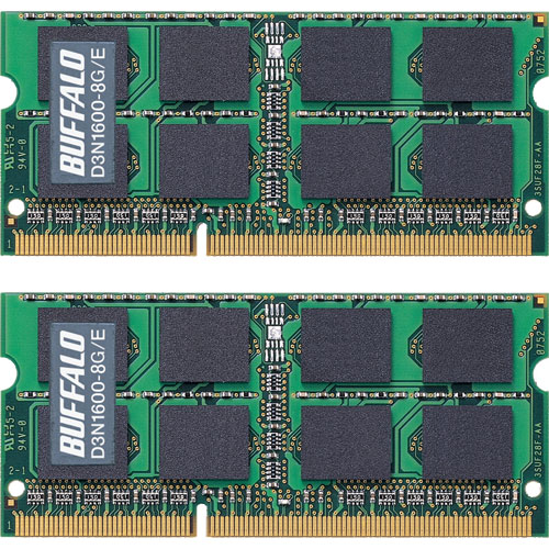 e-TREND｜バッファロー D3N1600-8GX2/E [ノートPC用増設メモリ PC3 ...