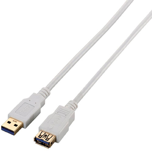 エレコム USB3-E10WH [USB3.0延長ケーブル(A-A)/1m/ホワイト]