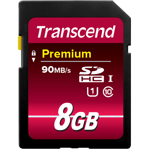 トランセンド TS8GSDU1 [8GB SDHC Class10 UHS-Iカード 400x (Premium)]