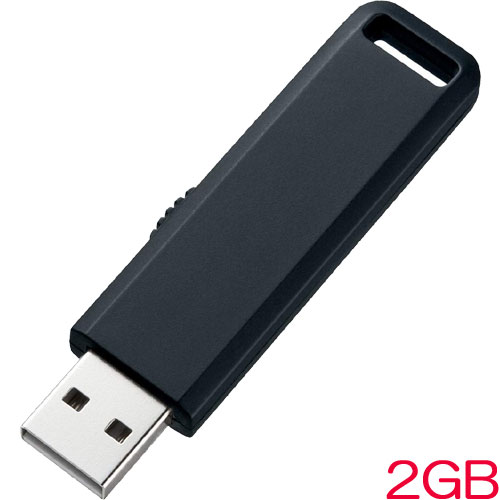 サンワサプライ UFD-SL2GBKN [USB2．0　メモリ]