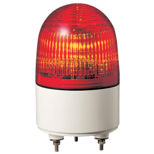 パトライト PES-100A-R [小型LED表示灯 直径82mm/定格電圧AC100V/赤]