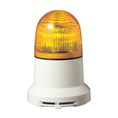 PEW-100AB-Y [小型LED表示灯 直径82mm/AC100V/ブザー付/黄]