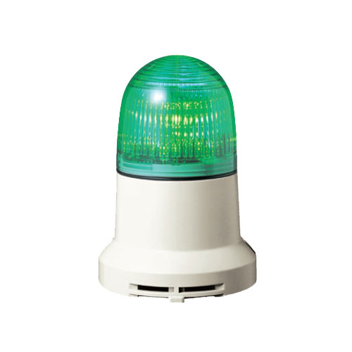 PEW-24AB-G [小型LED表示灯 直径82mm/AC/DC24V/ブザー/緑]