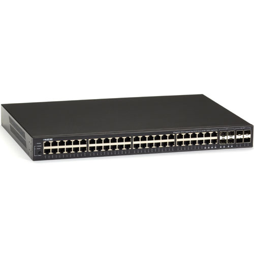 ブラックボックス・ネットワークサービス LGB5052A [管理付スイッチ 1000T(44)+UTP/SFP(4)-SFP+(4)]
