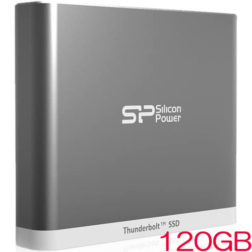 シリコンパワー SP120GBTSDT11013 [ThunderboltポータブルSSD T11 120GB ケーブル付属]