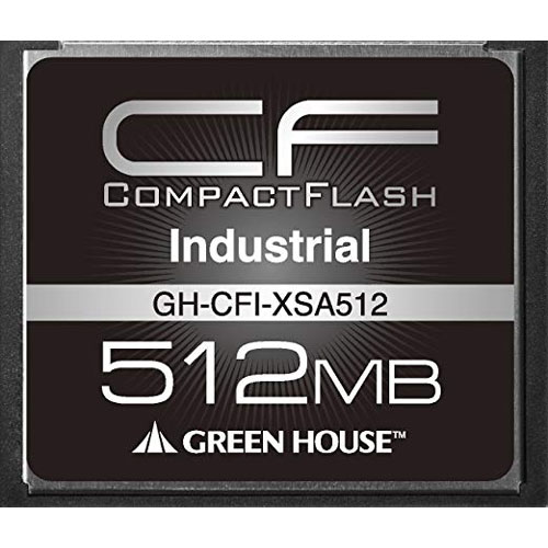 GH-CFI-XSA512 [インダストリアル(工業用)コンパクトフラッシュ 512MB]