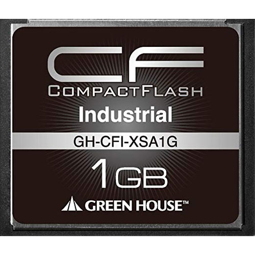 グリーンハウス GH-CFI-XSA1G [インダストリアル(工業用)コンパクトフラッシュ 1GB]