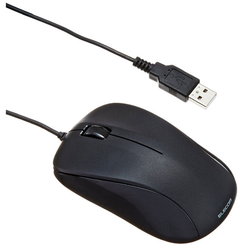 M-K6URBK/RS [USB光学式マウス/Mサイズ/3ボタン/ブラック/RoHS指令準拠]