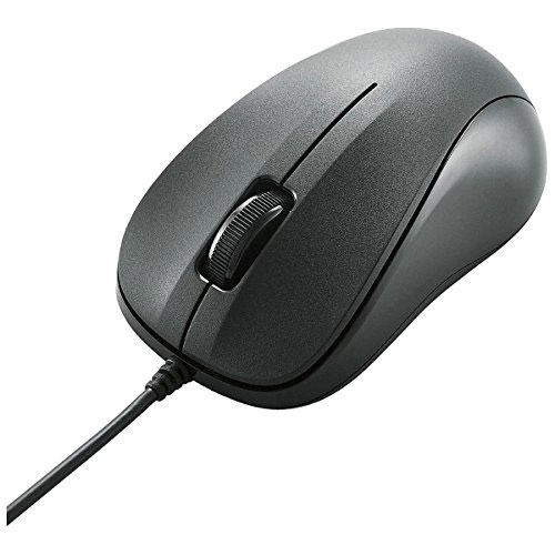 エレコム M-K5URBK/RS [USB光学式マウス/Sサイズ/3ボタン/ブラック/RoHS指令準拠]