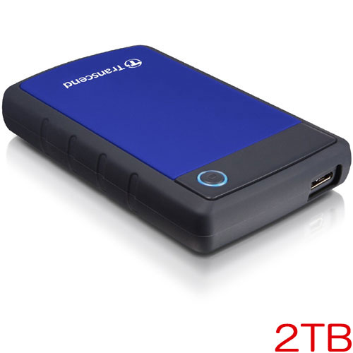 トランセンド TS2TSJ25H3B [StoreJet 25H3 USB 3.0 2TB ブルー]