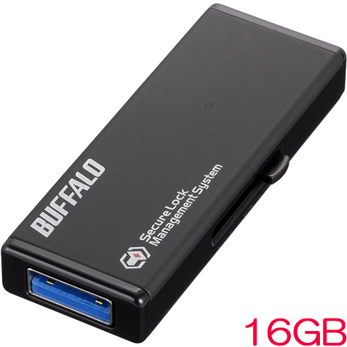 バッファロー RUF3-HS16G [ハードウェア暗号化 USB3.0 セキュリティーUSBメモリー 16GB]