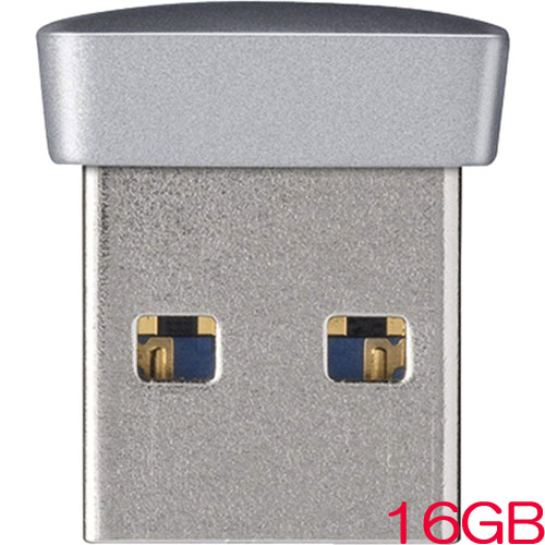 バッファロー RUF3-PS16G-SV [USB3.0対応 マイクロUSBメモリー 16GB シルバー]