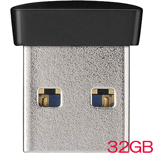 RUF3-PS32G-BK [USB3.0対応 マイクロUSBメモリー 32GB ブラック]