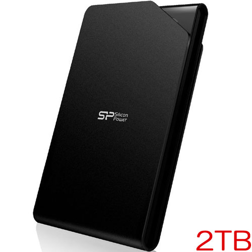 シリコンパワー SP020TBPHDS03S3K [USB3.0対応 Stream S03 ポータブルHDD 2TB]