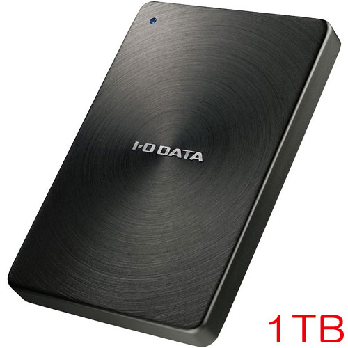 アイオーデータ HDPX-UTA1.0K [USB 3.0対応 ポータブルHDD「カクうす」1.0TB 黒]