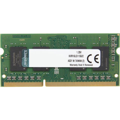 キングストン Kingston ValueRAM DIMM KVR16LS11S6/2 [2GB DDR3L-1600 CL11 U-SODIMM]