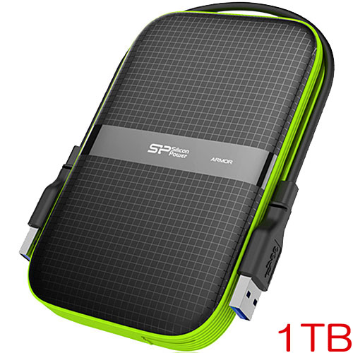 Armor A60 SP010TBPHDA60S3K [USB3.0対応生活防水ポータブルHDD 1TB]