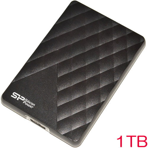 シリコンパワー Diamond D06 SP010TBPHDD06S3K [USB3.0対応ポータブルHDD 1TB]