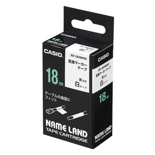 カシオ NAMELAMD XR-18HMWE [ネームランド用テープカートリッジ]