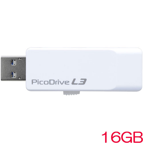 グリーンハウス PicoDrive L3 GH-UF3LA16G-WH [USB3.0メモリー 「ピコドライブL3」 16GB]