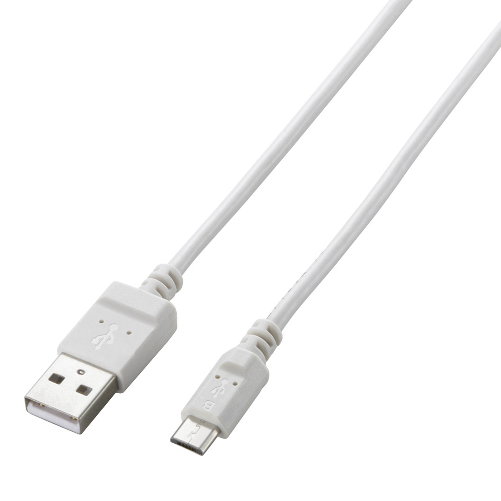 エレコム MPA-AMBX2U12WH [microUSBケーブル/スリム/通信充電/1.2m/ホワイト]