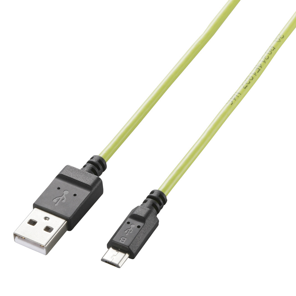 エレコム MPA-AMBCL2U12GN [microUSBケーブル/スリム/通信充電/1.2m/グリーン]