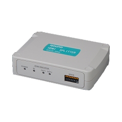 ラウンド HDMI分配器 SPLH-200 [HDMI2分配器(1入力2出力、DVI-D対応、業務用)]