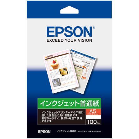 エプソン KA5100NP [インクジェットプリンター用 インクジェット普通紙/A5/100枚]