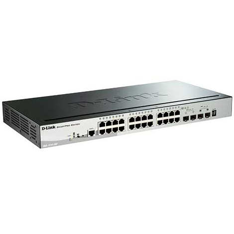 D-Link DGS-1510 DGS-1510-28P [24P 10/100/1000BASE Webスマート Pro PoEスイッチ]