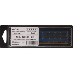 ヤダイ YD3/1333E-2G [DDR3 PC3-10600 240pin 2GB ECC U-DIMM]