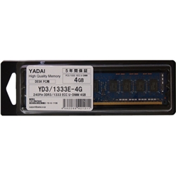 ヤダイ YD3/1333E-4G [DDR3 PC3-10600 240pin 4GB ECC U-DIMM]