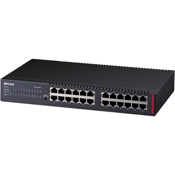 バッファロー Business Switch BS-GU2024 [レイヤー2 Giga アンマネージスイッチ 24ポート]