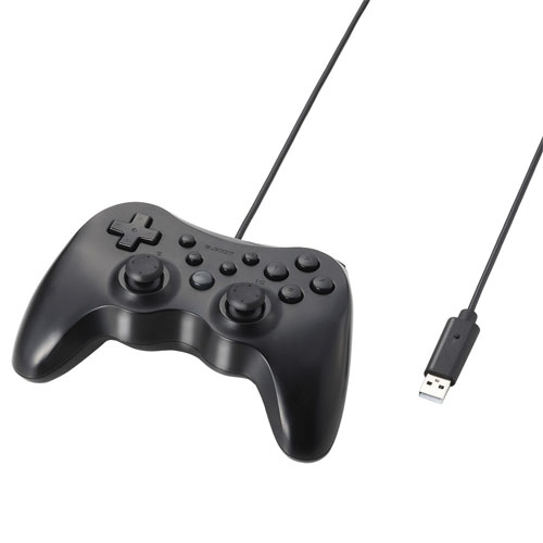 E Trend エレコム Jc U3712tbk 12ボタンusbゲームパッド 連射機能付 ブラック