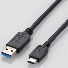 エレコム USB3-AC05BK [USB3.1ケーブル/A-Cタイプ/ノーマル/0.5m/ブラック]