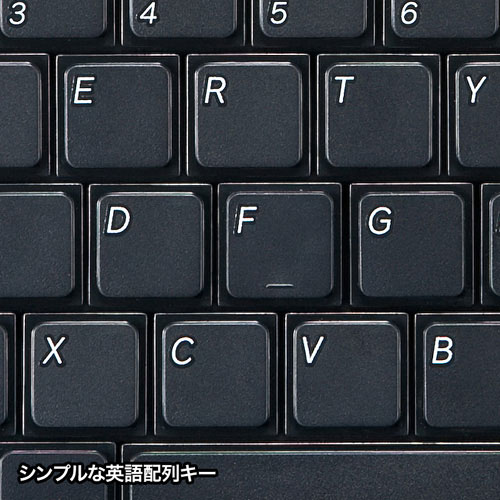 E Trend サンワサプライ Skb u 英語配列usbスリムキーボード テンキーなし ブラック