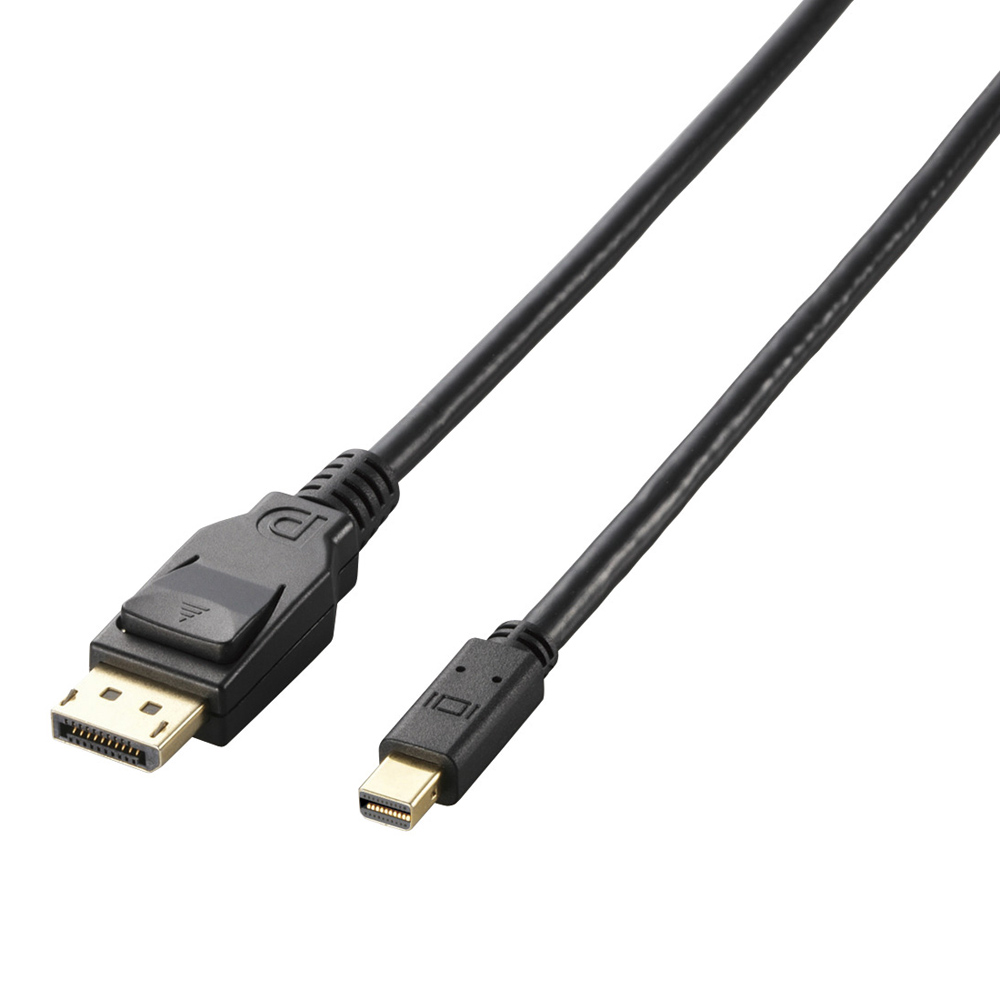 エレコム CAC-DPM1215BK [Mini DisplayPortケーブル/Ver1.2a/1.5m/ブラック]