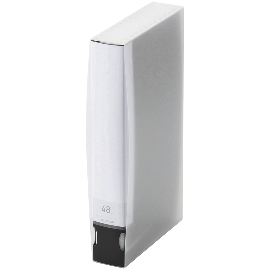 e-TREND｜エレコム CCD-FS48BK [CD/DVD対応ファイルケース/48枚収納/ブラック]