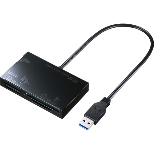 サンワサプライ ADR-3ML35BK [USB3.0カードリーダー(ブラック)]