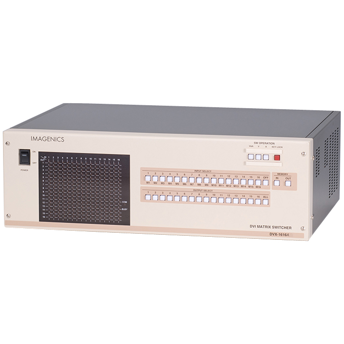 イメージニクス DVX-1616A [16入力16出力DVIマトリックススイッチャー(HDCP対応)]