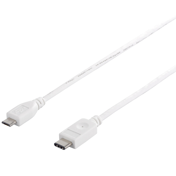 バッファロー（サプライ） iBUFFALO BSUCMB220WH [USB2.0ケーブル(C to microB) 2m ホワイト]