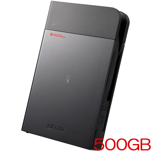 バッファロー HDS-PZN500U3TV3 [ICカードセキュリティー/耐衝撃ポータブルHDD 500GB]